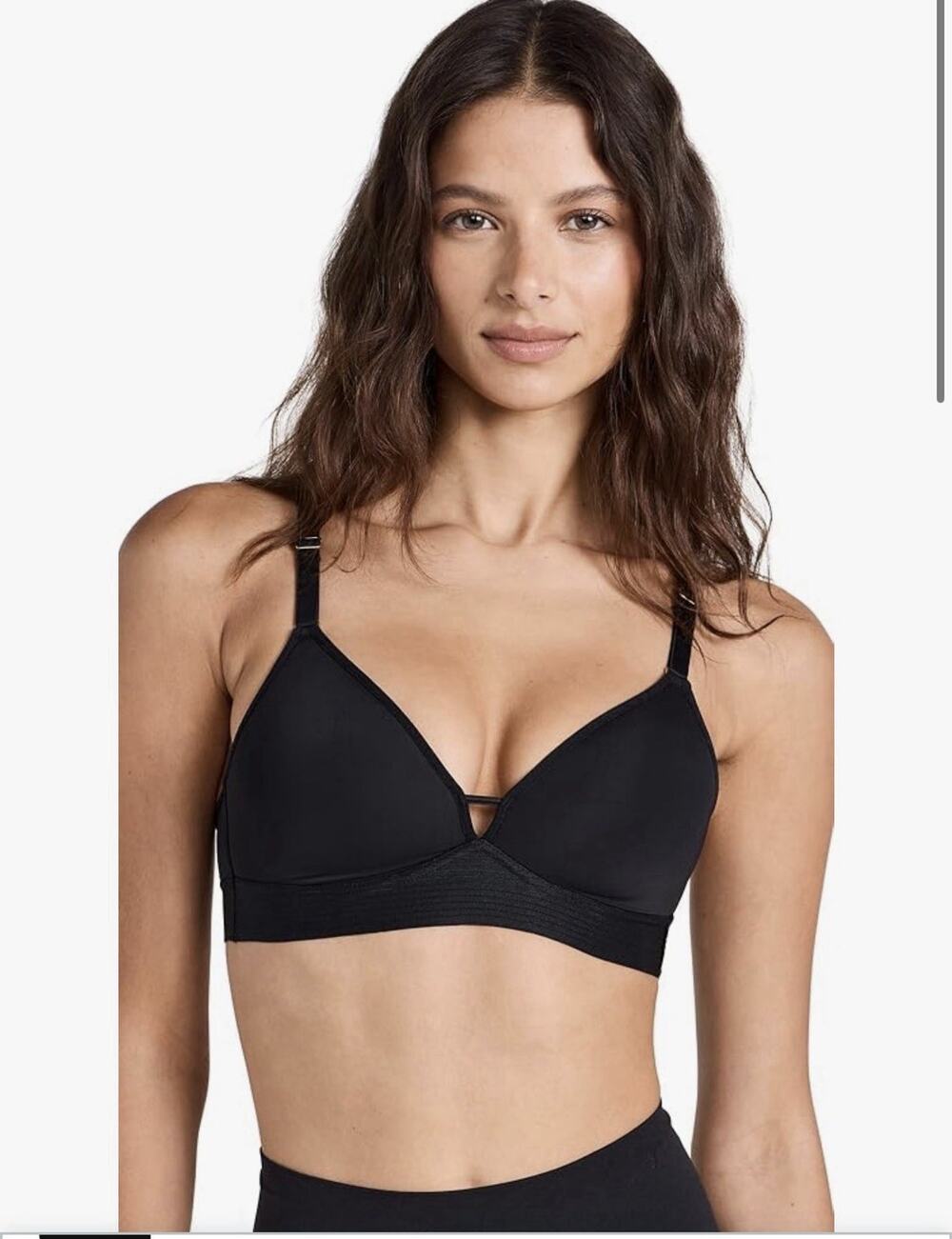 LIVELY The Spacer Bra Style 42667 Wireless Soft Cup Women's Black Size 38DD